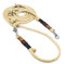 Hundeleine für große Hunde | extra stark bis 90 kg mit Premium Edelstahl Scheren-Karabiner | Angsthunde, aggressive Hunde | Führ-Leine & Schlepp-Leine | reißfest, verstellbar (Schwarz & Braun)