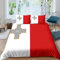 Bettwäsche 135X200 cm 3 Teilig Microfaser 3D Malta-Flagge 100% Atmungsaktive Angenehme Bettbezug ​- 1 Kinder Bettwäsche Set + 2 Kissenbezüge - Hautfreundlich Und Antiallergisch -307I681P042D27