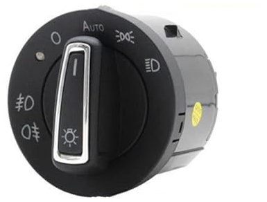 Interruttori per auto Compatibile Con Per Polo 2012-2023 Interruttore Automatico Fari Aggiornamento Automatico Luce Accessori Auto Tuning Interruttore Di Controllo Della Luce Fendinebbia(2018-2023)
