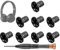 SOULWIT 8 Stück Ersatz Kopfband Stirnband Headband Schrauben für Beats Solo 2 & Solo 3 & Solo 4 kabellose On-Ear kopfhörer