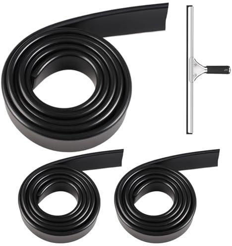 3 Piezas Repuesto de escobilla de Goma Suave de 105cm Limpiacristales de Silicona, Rasqueta Limpiacristales, Recambio de Goma para Ventanas y Cristales