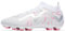 Scarpe da Calcio da Uomo con Cinturini Bassi e Tacchetti Antiscivolo, Scarpe da Calcio Sportive da Allenamento su Terreni Sintetici(AE-Pink,37 EU)
