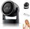 3-in-1 LED Light & Built-in Aromatherapy Diffuser Silent Mini Fan, Portable Fan Rechargeable, 3 Speed Adjustment Desk Fans Small Quiet, Electric Fans with LED Lights (Black,10000mA)
