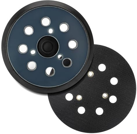 2 Pack 5 8 Hole Hook & Loop Sander Replacement Pad for DeWalt/Makita/Porter Cable, for DeWalt DW420, DW421, Dw423, DW426, D26451, D26453, for Makita BO5010, BO5030K, BO5031K, BO5041K Orbital Sander