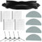 Parti di ricambio per aspirapolvere robot Hoover HG4 Hydro, Hoover HG4 per aspirapolvere robot Hydro Pro, include 4 filtri 4 spazzole laterali, 1 spazzola principale, 4 panni mocio