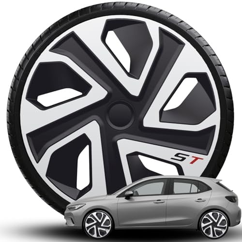 Radkappen Radblenden ST PRO Silver Black 13 14 15 16 17 18 19 Zoll NEU (17 Zoll)