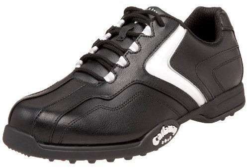 Callaway Chev LP Teaching Street Golfschuh für Herren, Schwarz/Weiß/Silber, 45 EU