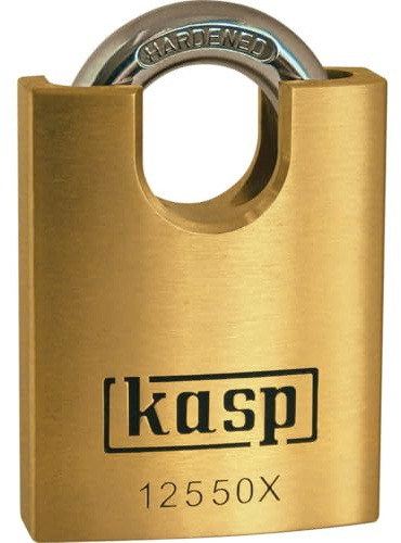 Kasp Messingschloss Premium, 50 mm, geschlossener Bügel, K12550XD