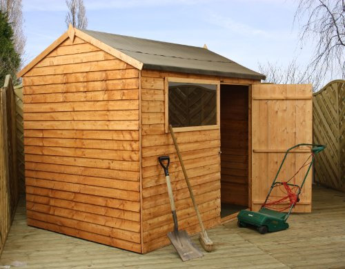 6ft W x 6ft D Wooden Storage Shed