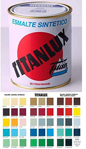 Titanlux - Esmalte sintético, Gris Perla, 375 ML (ref. 001050938)