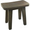 My-goodbuy24 Rustikaler Hocker aus Massivholz Sitzhocker Fußhocker Blumenhocker Schemel Holz Blumenständer Deko Hocker 42 x 45 x 24 cm - Jeder Hocker EIN Unikat