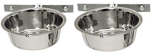 Cajou Hundenapf zum Anschrauben 2800 ml (stabile Ausführung) (2 Stück)