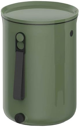 skaza Exceeding Expectations. Bokashi Organko 2 (9.6 L) | Primé Composteur de Cuisine en Plastique Recyclé | Starter Set pour Les Déchets de Cuisine et Le Compostage | avec Activateur de Fermentation 1 kg (Olive)