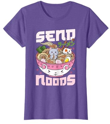 Send Noods I Chibi Kawaii Anime Ramen Noodle Pasta T-Shirt
