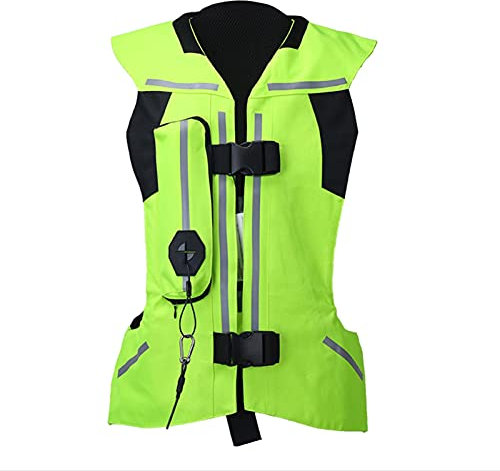 Gilet Anti-caduta Gonfiabile Per Tuta Da Ciclismo Gilet Con Airbag Da Moto Utilizzato Per Motociclismo, Sport Equestri, Adatto Per Uomini E Donne Adulti (Non Dotato Di Cartuccia CO2) Gilet airbag moto