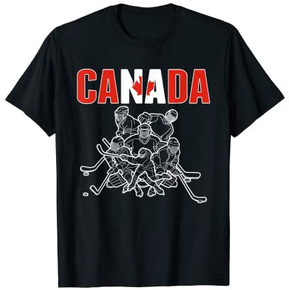 Kanada Eishockey-Liebhaber Trikot – kanadische Hockey-Team-Fans T-Shirt