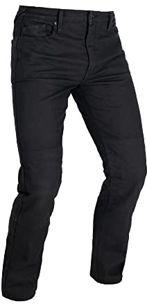 OA AAA Straight Men's Motorcycle Jeans Blk 36/30