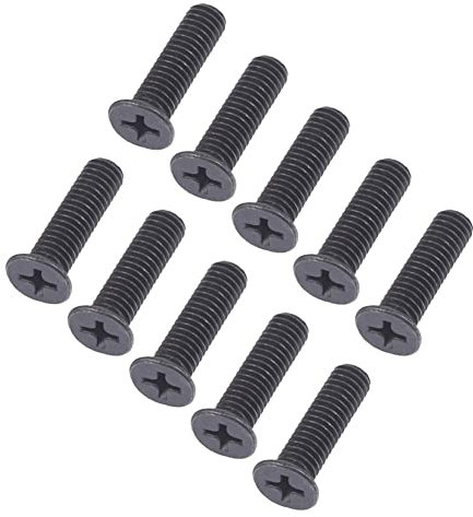 ZYNCUE Befestigungsschraube M5/M6, 25 mm, links, für UNF-Bohrfutter, Schaftadapter, 10 Stück(M5)