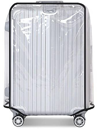 Lioaeust Koffer Gepäckabdeckung,Transparent PVC Gepäckschutz Wasserdicht Kratzfest Schutzhülle Gepäck Trolley Case Cover, Reisegepäck-Schutzhülle,Rollkoffer Gepäckabdeckung für Reisen,20''