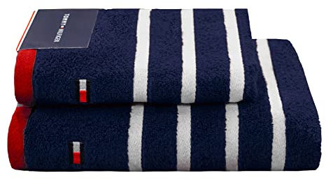 Tommy Hilfiger Handtuch Code Farbe Navy Größe 50x100