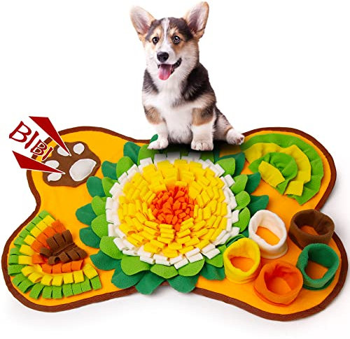 TAIYUNWEI Snuffle Mat for Dogs, Interactive Game Toy for Pets, Washable Pet Feeding Treats Mat, Pet Slow Feeding Mat, Dog Training Mat Toy, Stress Release for Large Medium Puppies Dog and Cats