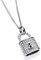 Old English Jewellers 925 Sterling Silver Sparkling CZ Padlock Pendant Necklace 16 18 20 inch (18)