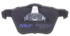 SKF Scheibenbremse Bremsbelag VKBP 80224-4er Set - Position Vorderachse Höhe 93 mm Länge 203 mm Breite 131 mm Dicke 19,5 mm - OE Qualität