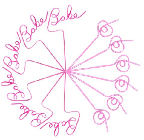 12 Pièces Pailles de mariage, Cœur Pailles, Pailles pour Cocktails, Pailles pour Enterrement de Vie de Jeune Fille, Pailles en Plastique pour Cocktails, Fête D'anniversaire, Mariage, Cadeaux de Fête