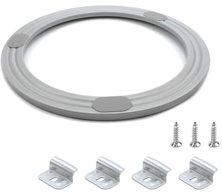 Curqia Lazy Susan Hardware Drehbarer Drehteller aus Aluminium, robust, 30 cm (11,8 Zoll), 1 Packung