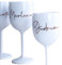 personalisiertes Weinglas zum JGA | Weingläser mit Namen zum Junggesellinnenabschied für Frauen | Accessoires Brautparty Hochzeit