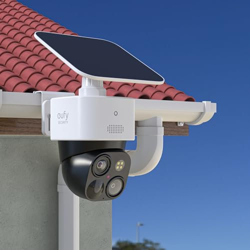 Halterung für eufy Security SoloCam S340/SoloCam E30/SoloCam E42, Verstellbarer Wetterfeste Dachrinnenhalterung für eufy Security 4G LTE Cam S330, Wandhalterung Kamera Halter Zubehör für Eufy S340