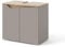 Vicco Waschbeckenunterschrank Marelle, Greige/Artisan-Eiche, 60 x 57.5 cm mit 2 Türen