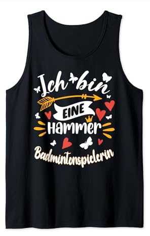 Eine Hammer Badmintonspielerin Badminton Geschenk Tank Top