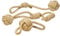 Voyager - Hemp Dog Toys, Made from Hemp Fibre & Organic Cotton, Gentle on Teeth & Gums - Sustainable, Natural, & Non-Toxic Materials, Suitable for all Breeds - Set of 3