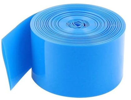 LEFTART Tubo termorretráctil de PVC de 2 m, Envoltura retráctil, Tubo termorretráctil, for Aislamiento de batería 18650, Funda de Cable termorretráctil(70mm)