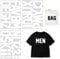 4 Inch Iron On Heat Transfer Letters Alphabets Fabric Vinyl DIY for Sport Jerseys T Shirts Clothes Slogan Printing Crafts Decoration (White)