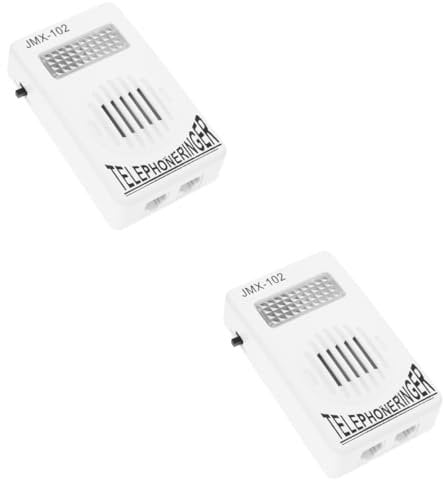 Artibetter 2St Telefonverstärker Klingelverstärker klingelton Telefonringerhöhung Telefonringerlautstärke Anrufvergrößerer Telefonrufverstärker Telefon Verstärker Klingeln der Anruf pp Weiß