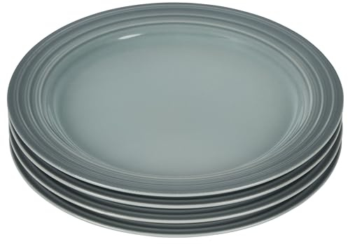 Le Creuset Stoneware Set of 4 Salad Plates, 8.5 each, Sea Salt