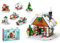 ToyGhillied Weihnachten Haus Modular Baustein Set, 307 PCS, Alter 12+ Jahre, Weihnachts Bausteine Set, Weihnachtsmann, Zug, Schneemann, Weihnachtsbaum, Bauklötze, Dekoration für Xmas Geschenke