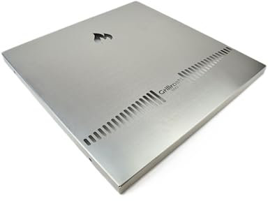 Grillrost.com Das Original Edelstahl Rückwand für Napoleon Rogue 425 - Mehr Stabilität! Geschützt vor Zugluft!