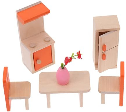 WOONEKY 1 Set Kinderspielhaus Spielzeug Mini-küche Kleine Möbel Für Mädchen