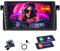Inefala Radio Coche Bluetooth para BMW Serie 3 E46 1999-2005, 2G+64G, Wireless Carplay & Android Auto, 9 Touchscreen, GPS/WiFi/USB/RDS/FM Cámara Trasera Mic