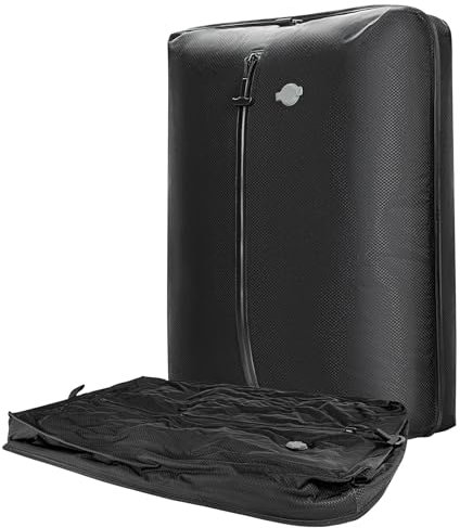 Luvan bolsas ahorradoras de espacio,bolsas de almacenaje al vacío,Bolsa de Compresión Reutilizable IP67, Ideal para Ahorrar Espacio en Maletas y Mochilas, Ligera y Duradera (1Bolsa+no Bomba)