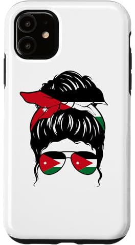 Jordanisches Mädchen, Jordanien, jordanische Flagge, stolze jordanische Frau Hülle für iPhone 11