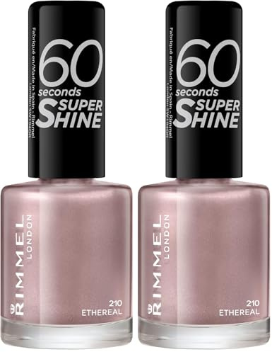 Rimmel London 60 Sekunden Super Glanz Nagellack 8 ml (Packung mit 2)