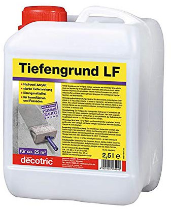 decotric Tiefengrund 2,5 l, LF Hydrosol-Acrylat