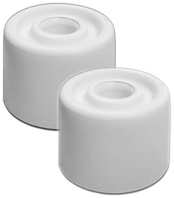 White Rubber Door Stopper (Pair)