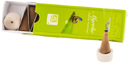 Berk HS-986 Räucherkegel - Myrrhe - Green Line, 16 g