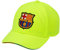 FC Barcelone Cappellino Barça – Collezione Ufficiale Taglia Regolabile Adulto, giallo fluo