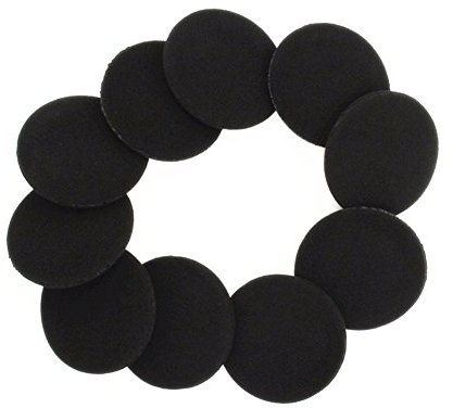 YunYiYi 5 Pairs Black Ear Pads Earmuff Replacement Earpads Cushion Compatible with Philips SHP1800 SHP 1800 Headphones Headset